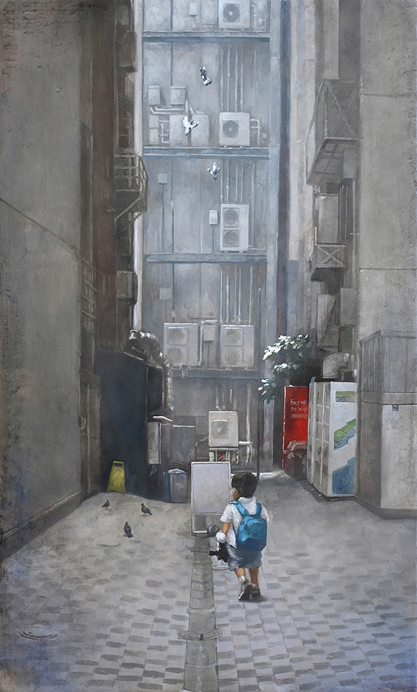 路地裏の摩天楼