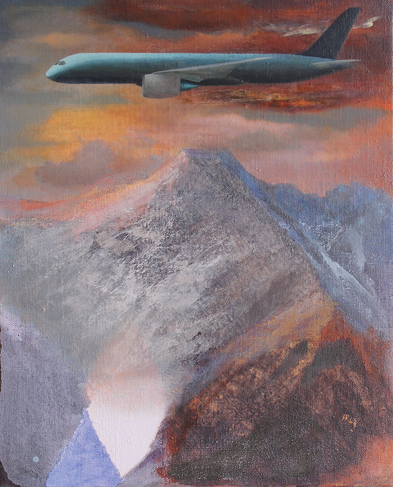 「飛行機と氷河（Plane and Glacier）」