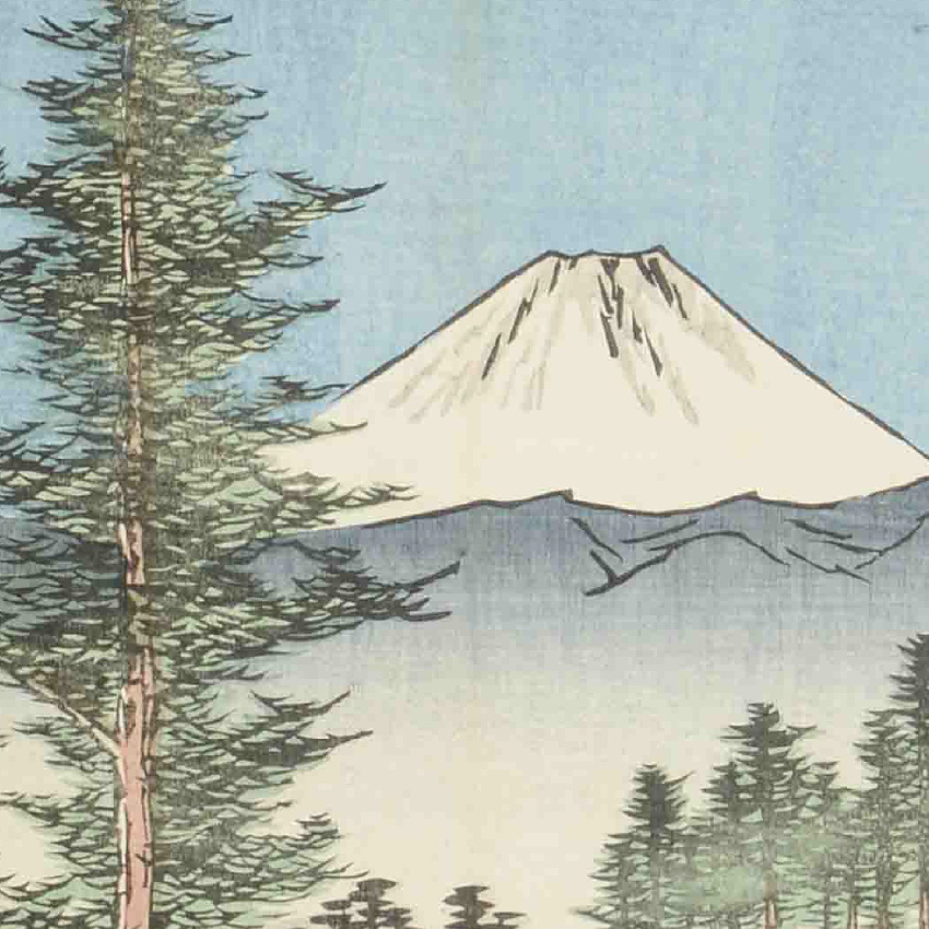 「中判 不二三十六景 東都青山」深掘りポイント