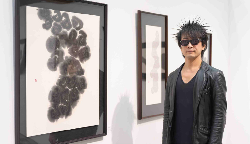 〈北井画廊〉栗原針山氏