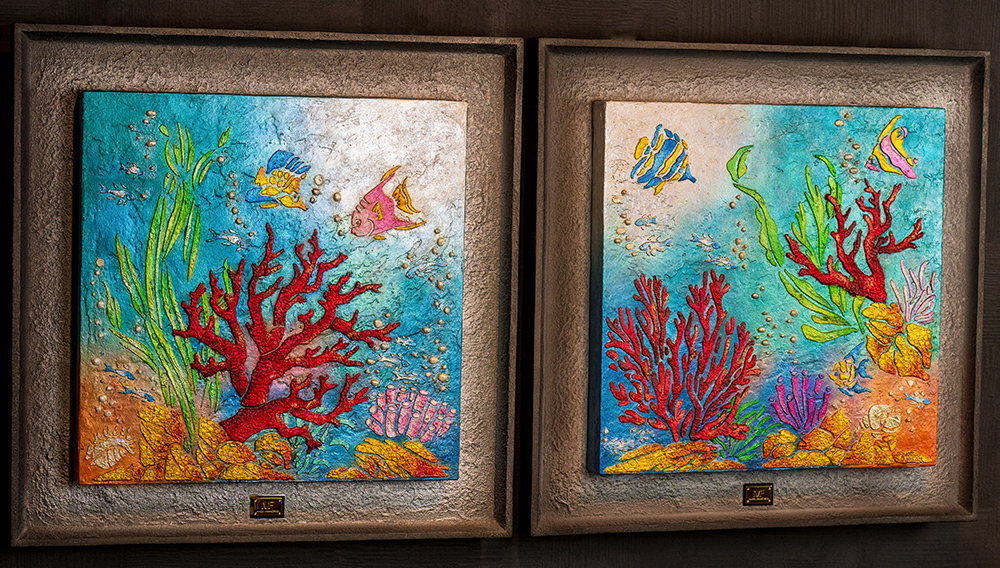 「Grande Gioiello di Mare 大きな海の宝石」<br><small>左: Gioielli di Mare A(海の宝石 A)<br>右: Gioielli di Mare B(海の宝石 B)</small>
