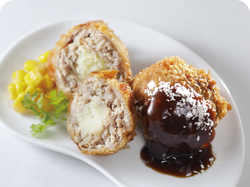 あの歴史的メンチカツをお正月仕様にアレンジ