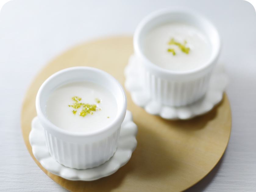 ヤギミルクから生まれた魅惑のミルクババロア