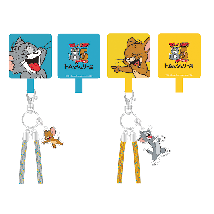 【限定】トムとジェリー85周年記念展 スマホショルダーストラップ トム_ジェリー