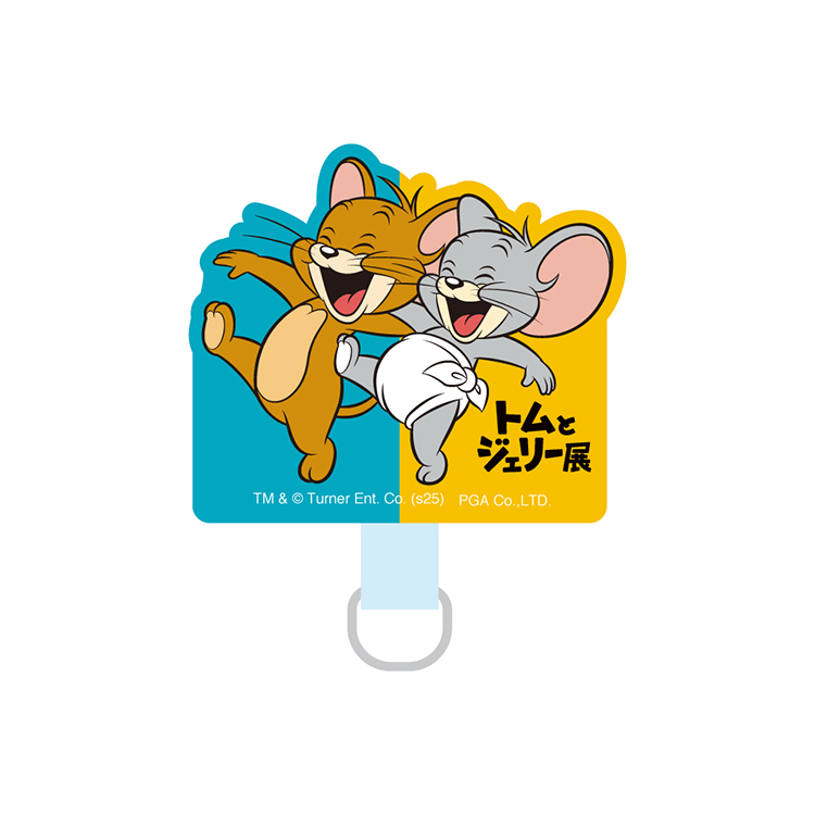 【限定】トムとジェリー85周年記念展 ダイカットストラップホルダー