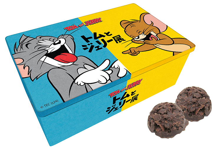 【限定】トムとジェリー85周年記念展 チョコクランチ缶