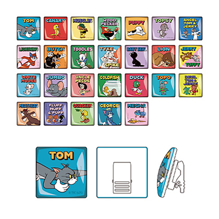 【限定】トムとジェリー85周年記念展 ガラスクリップ