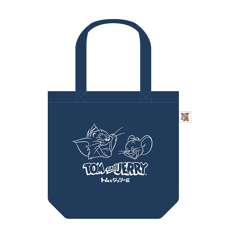 【限定】トムとジェリー85周年記念展 デニムバッグ_トム＆ジェリー KV
