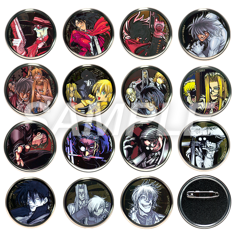 平野耕太大博覧會 メタルアートバッジ ヘルシング(全15種)