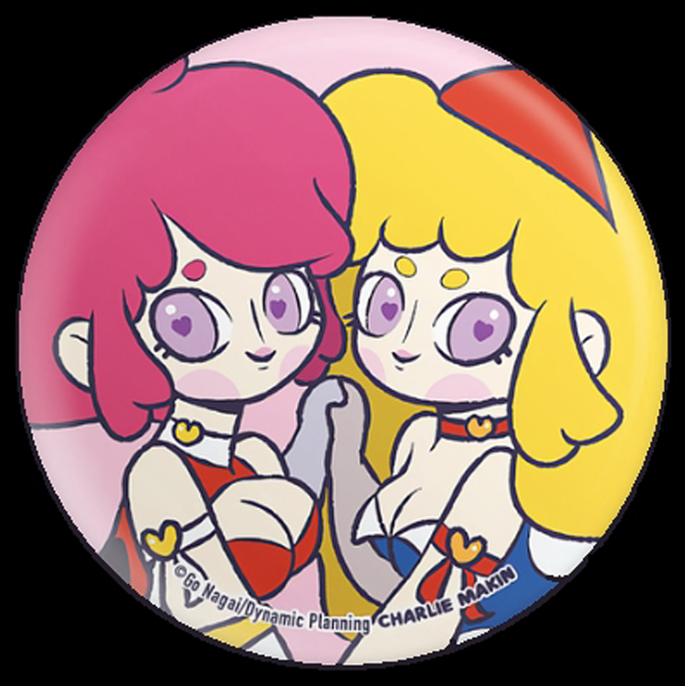 ＜CHARLIE MAKIN＞ キューティーハニー 缶バッジ 38mmサイズ