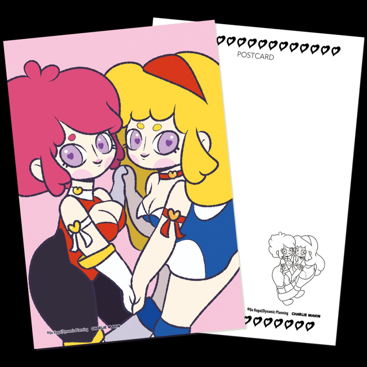 ＜CHARLIE MAKIN＞ キューティーハニー ポストカード 100mm × 148mmサイズ