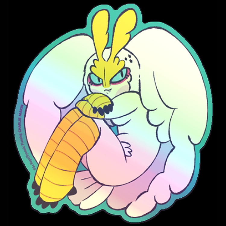 ＜CHARLIE MAKIN＞ デビルマン シレーヌ ホログラムステッカー 69mm × 76.2mmサイズ