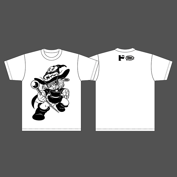 ＜GRAPE BRAIN＞ ドロロンえん魔くん  Tシャツ 白 S,M,L,XL,XXLサイズ