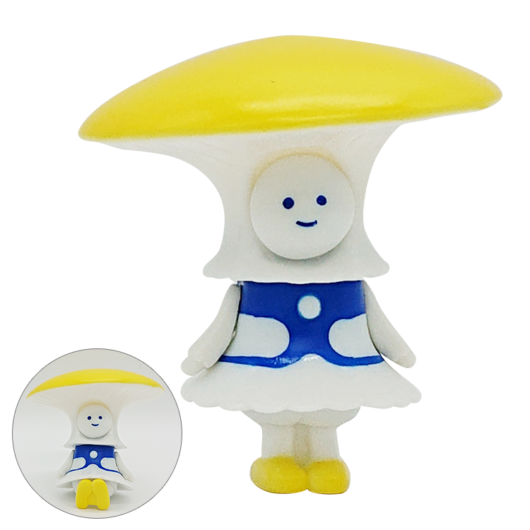 ＜トトト工房＞ きのこちゃん（如月ハニー ver.） ソフビ 約12cmサイズ