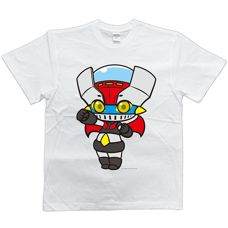 ＜谷口亮＞ マジンガーZ 原色 Tシャツ 白 S,M,L,XL,XXLサイズ