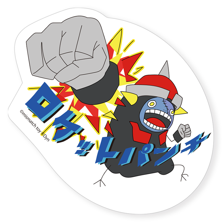 ＜ミスマッチトイ＞ ステッカーA(マジンガーZ) 60mm × 80mmサイズ