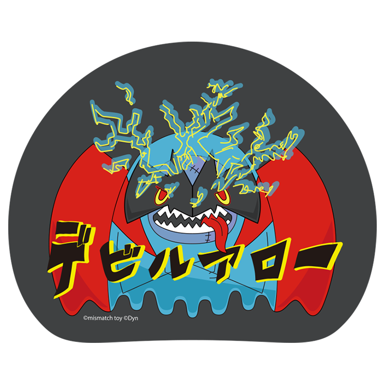 ＜ミスマッチトイ＞ ステッカーF(デビルマン) 55mm × 80mmサイズ