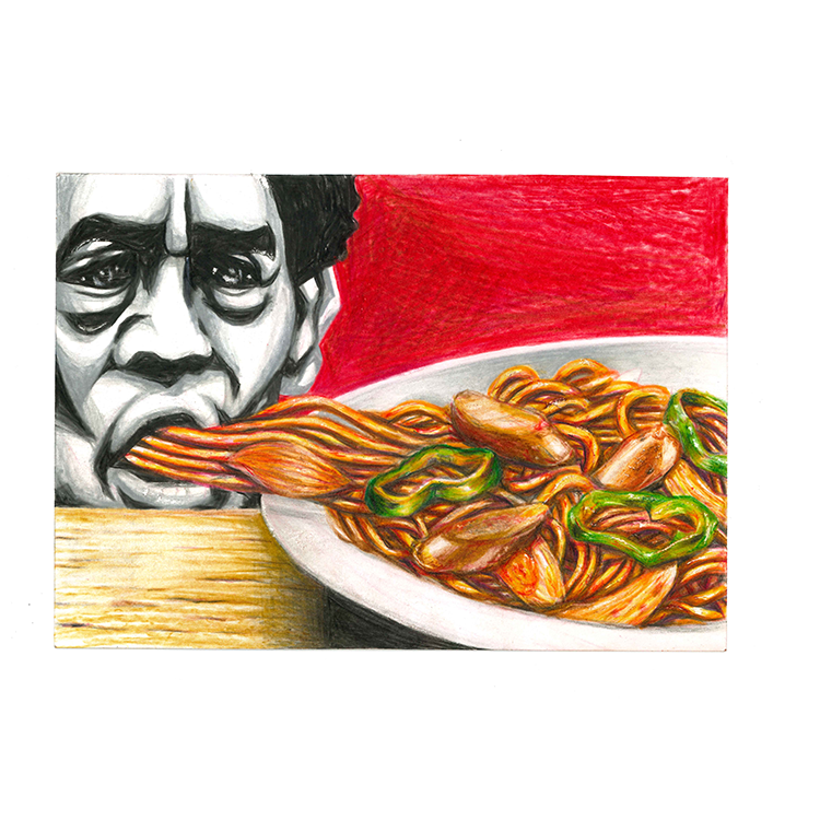 くっきー！	色鉛筆	ナポリタン