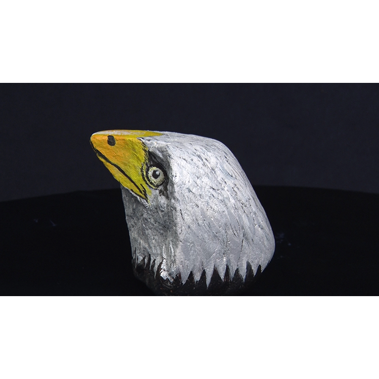 インディアンス　田渕章裕	ストーンアート	ハクトウワシ