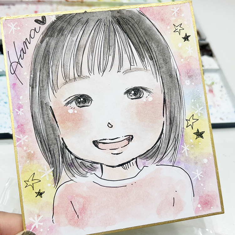 ナギノユカ「似顔絵オーダー」