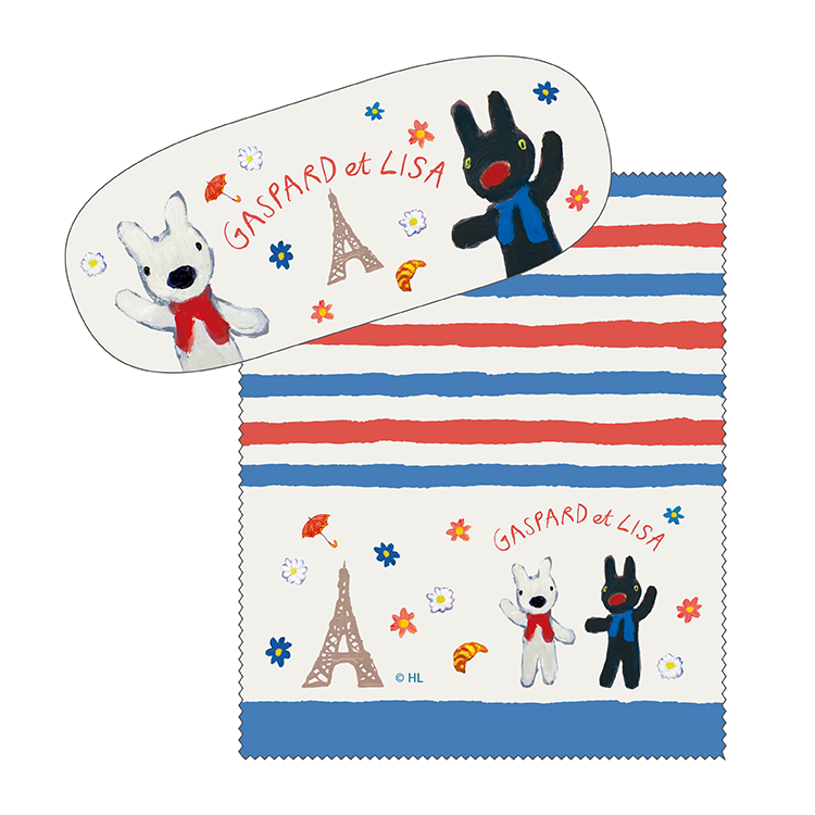 眼鏡ケース トリコロール＆エッフェル塔