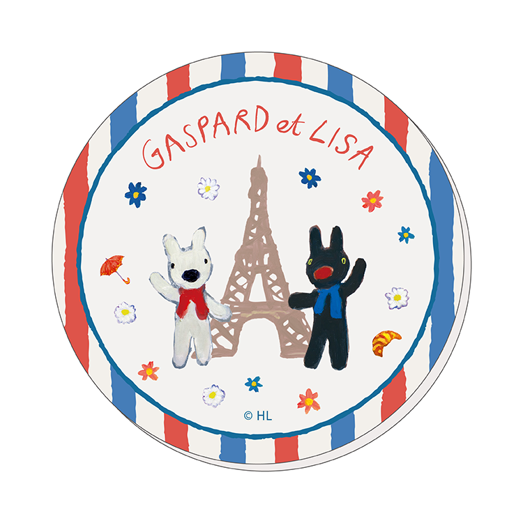 吸水コースター トリコロール＆エッフェル塔