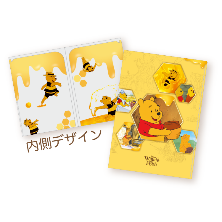 Wポケットクリアファイル