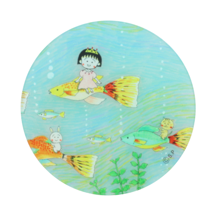 [さくらももこ ゆめいろ商店]toumeiアクリルコースター(熱帯魚)