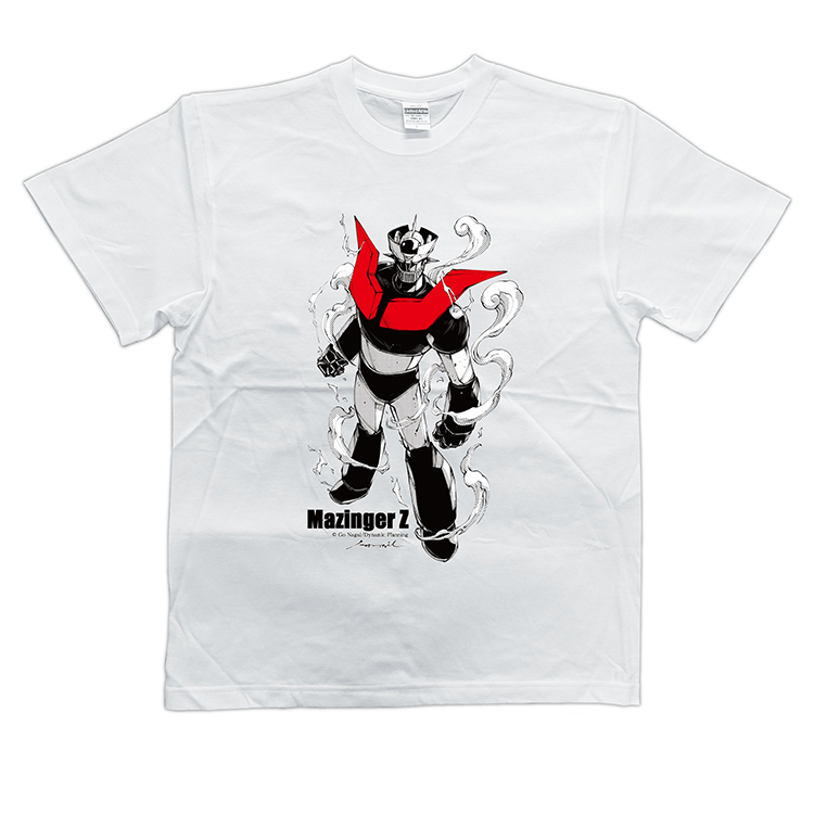 <GODTAIL> マジンガーZ Tシャツ 白 S,M,L,XL,XXLサイズ