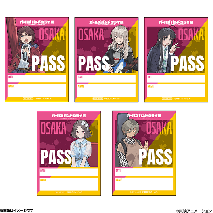 「ガールバンドクライ展」PASSシール