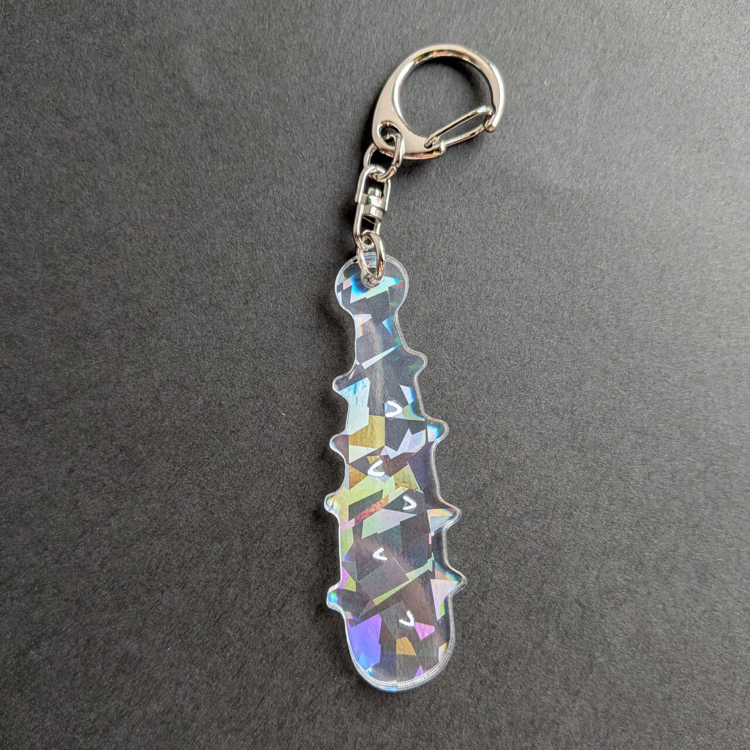 幻のクリスタルこん棒キーホルダー