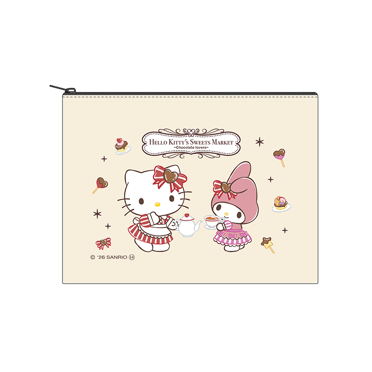 栃木　レア猫耳　いちご　レッサーパンダ　おこじょ　ハローキティ ストラップ４個 HELLO KITTY'S SWEETS MARKET -Chocolate lovers- | 大丸・松坂屋の
