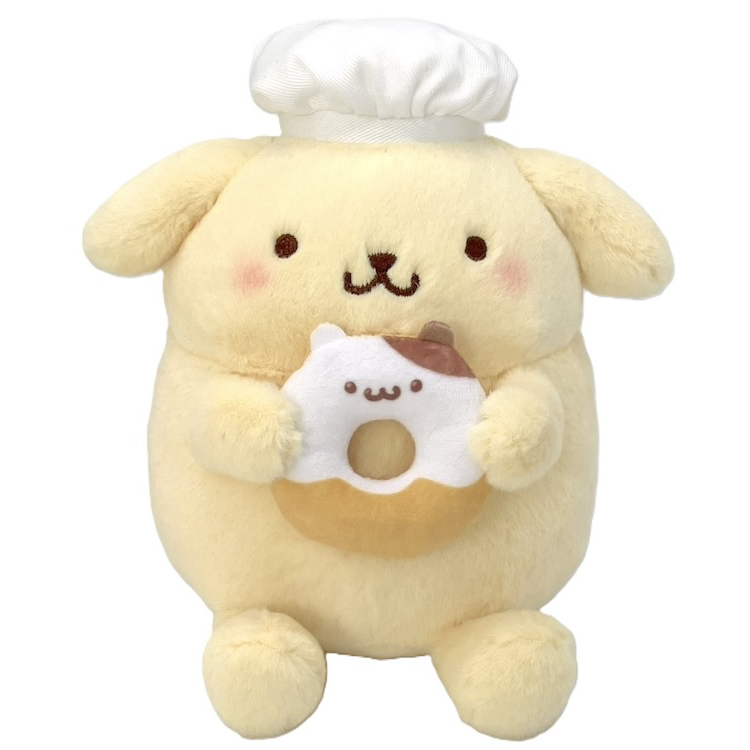 ぬいぐるみ　コック帽ポムポムプリン