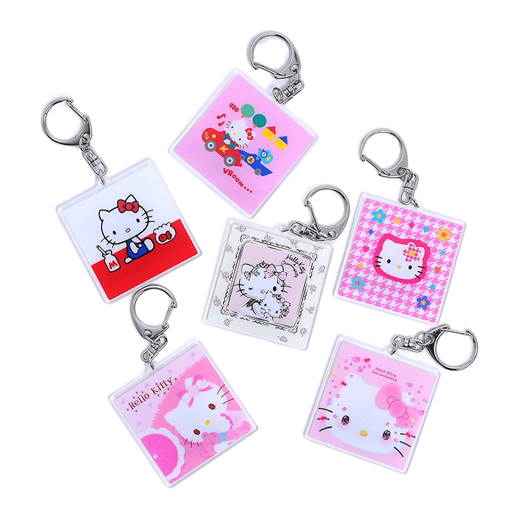 HELLO KITTY 50th トレーディングアクリルキーホルダー 全6種ランダム