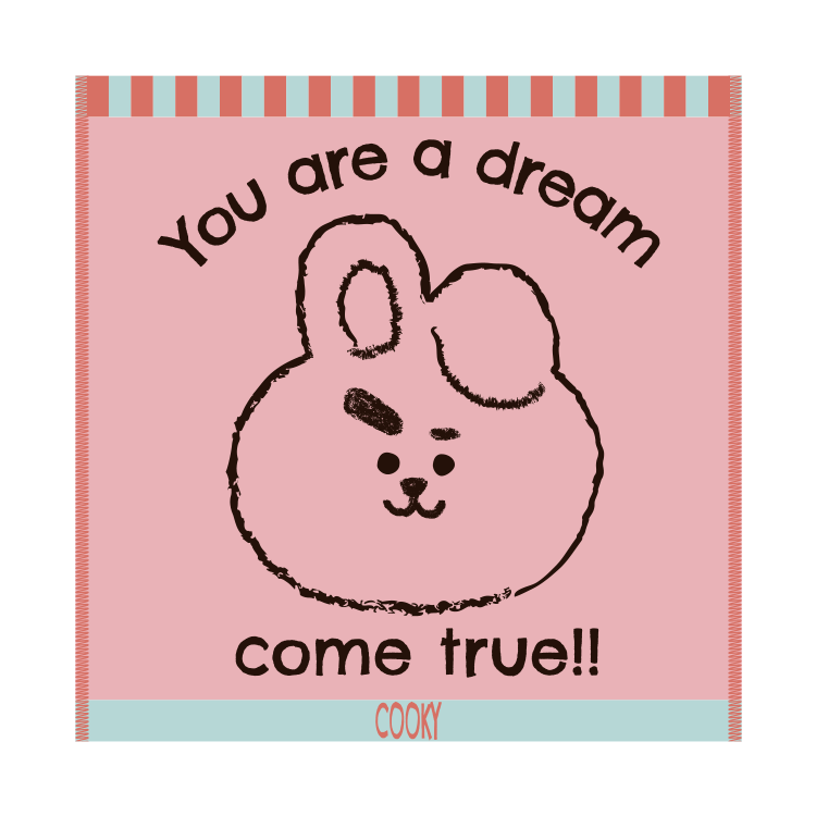 BT21 COOKY 新生活 TOWEL MINI