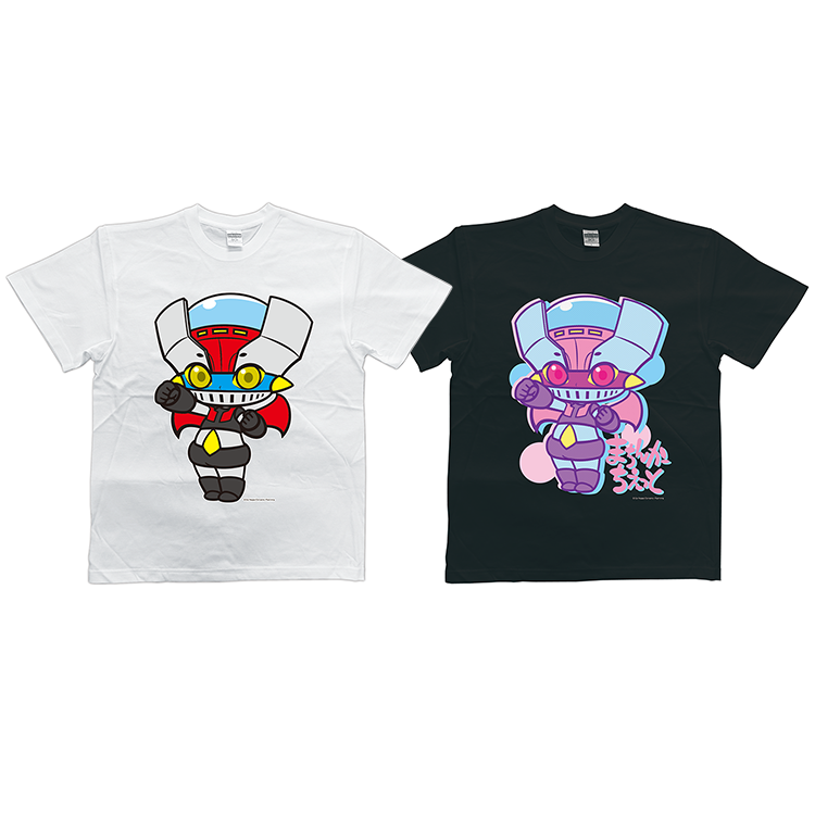 <谷口亮> マジンガーZ 原色 Tシャツ 白 S,M,L,XLサイズ