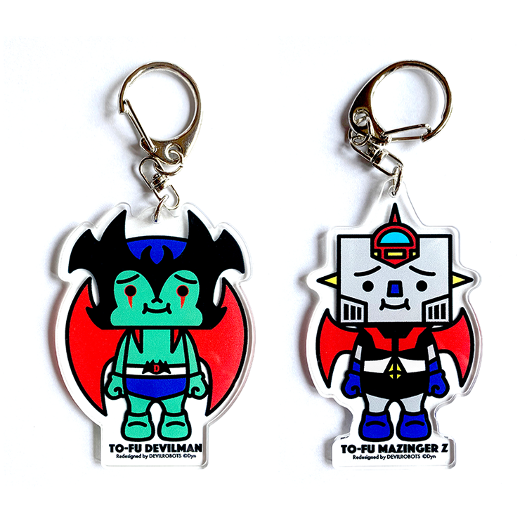 <DEVILROBOTS> TO-FU デビルマン/MAZINGER Z アクリルキーホルダー