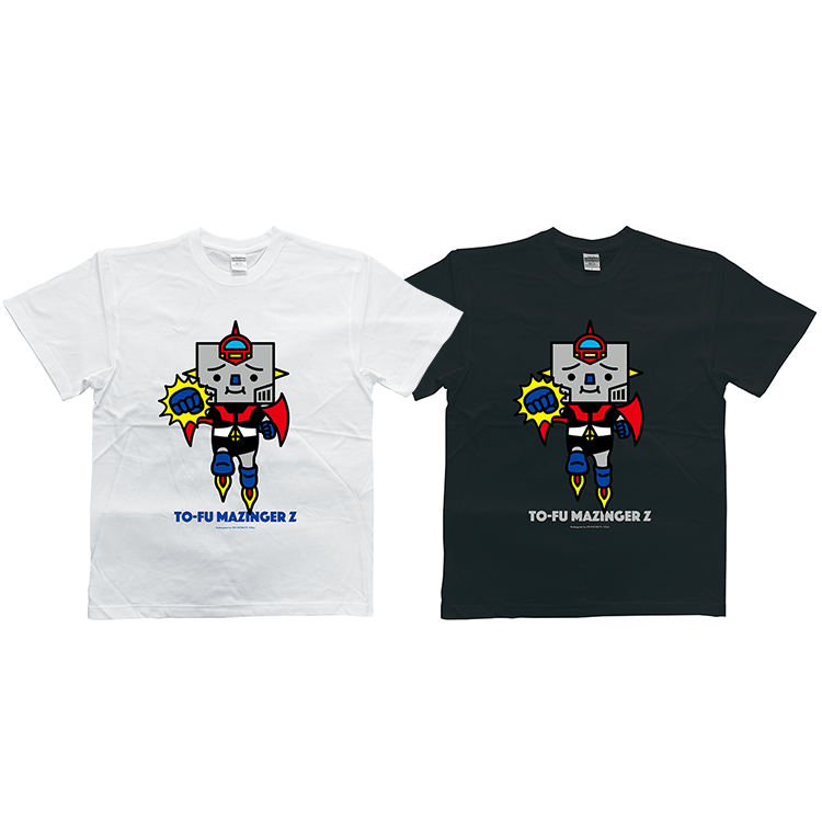 <DEVILROBOTS>TO-FU MAZINGER Z Tシャツ 白、黒 S,M,L,XLサイズ