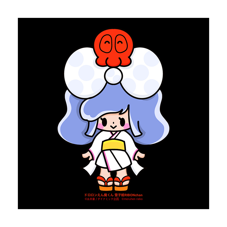 <RIBONchan(meruhen rieko)> 雪子姫 ステッカー