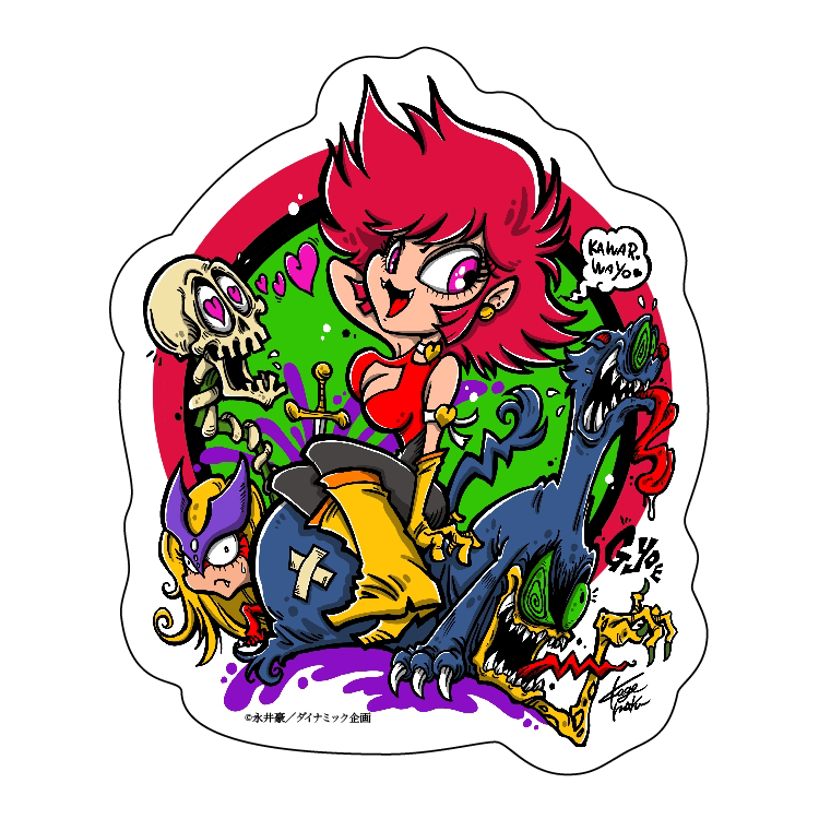 <KAGEMARU DESIGNS> キューティーハニー ステッカー