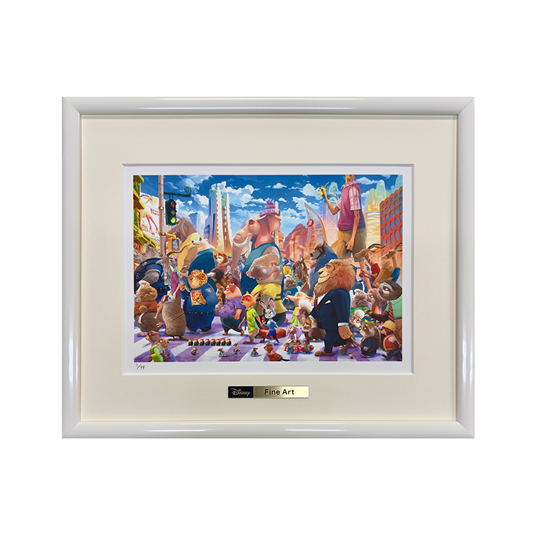 ［受注商品］Giclee Art「The Cross Walk-“Zootopia”From the Movie-」